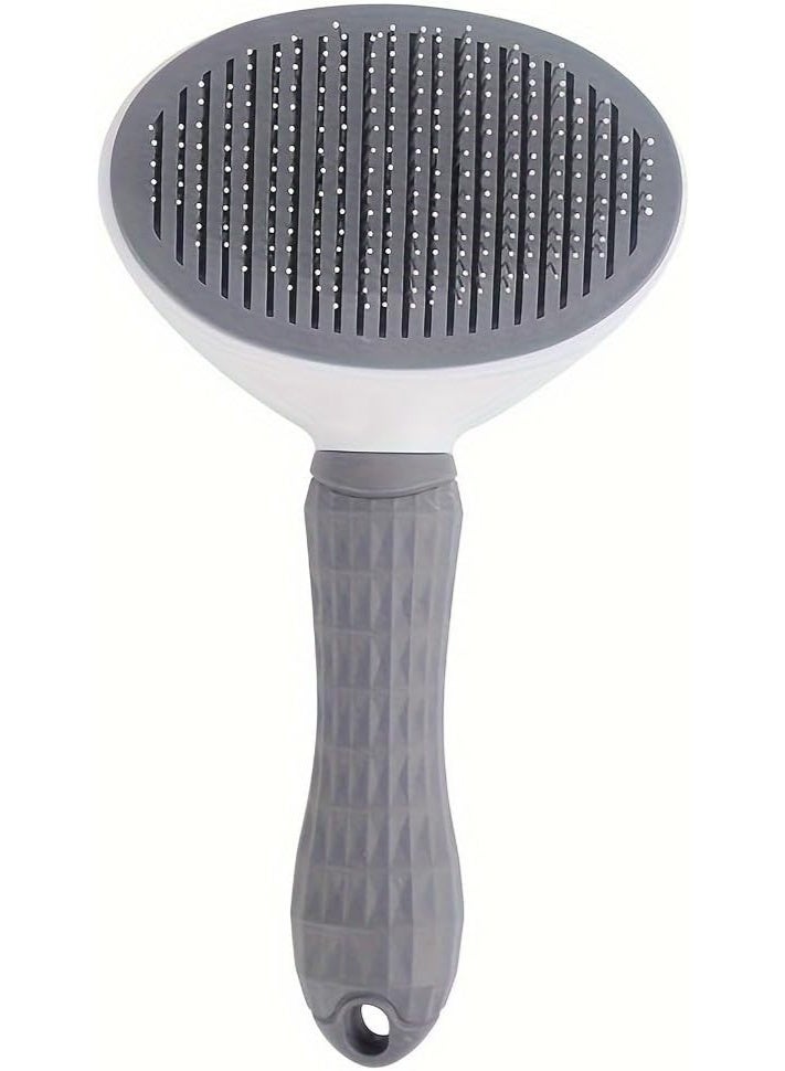A cat and pet brush suitable for removing shed hair and combing. Pet grooming tools. A comb for short or long hair removes shed hair and tangles. - Image 4