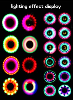 GROIC Hand Spinners,Fidget Spinner Toy,Led Light Up Finger Spinner, Push Pop Bubble Fidget Spinner,Hand Spinner for Anxiety Relief and Stress Reduction,Decompression Toys  - Image 2
