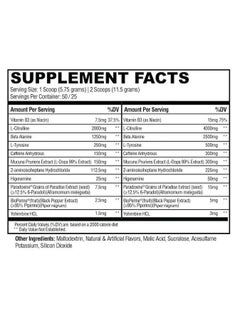 Condemned Laboratoriez Condemned Convict High Stim Pre-Workout 300g Watermelon Candy Flavor  - Image 2