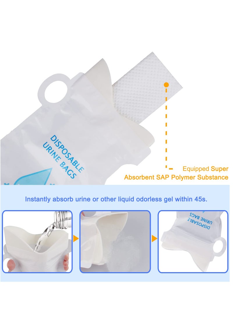 KASTWAVE 10 Pcs Disposable Allantoic Bags, Camping Bags, 700ml Unisex Allantoic Bags, Travel Toilets, Allantoic Bags, Traffic Jams, Emergency Portable Toilets, Small Bee Bags  - Image 4