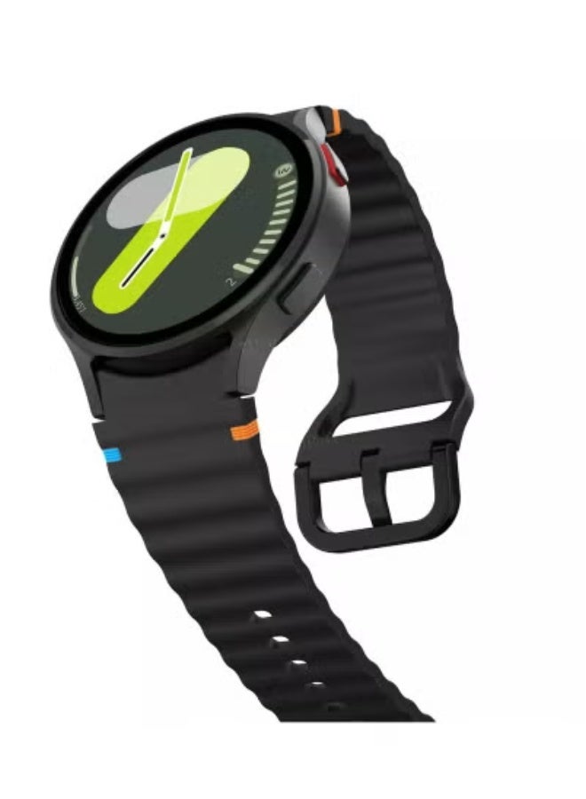 JAJEEK Breathable Sport Loop Band Compatible with Samsung Galaxy Watch 4, 5, 6, 7 – Soft Nylon Strap Replacement for Men & Women – Lightweight, Sweat-Resistant, Skin-Friendly Adjustable Wristband for Fitness, Gym, Daily Wear – Quick Install & Secure Fit - Image 2