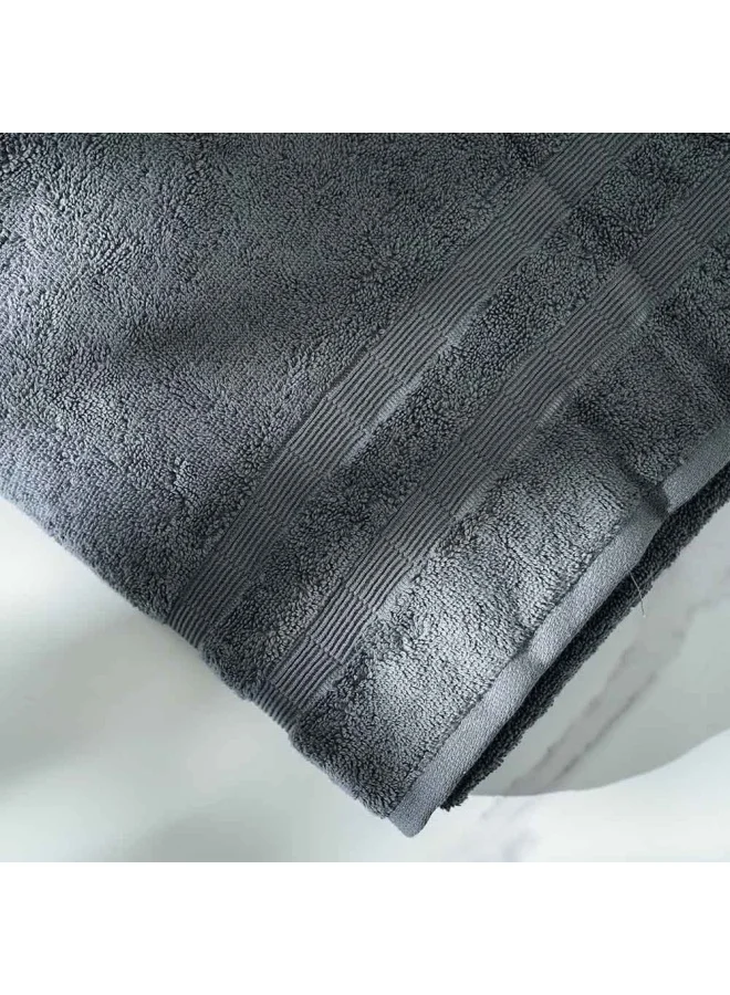 DANUBE HOME Ideal High Bulk Hand Towel 50x90 Cm Charcoal Grey