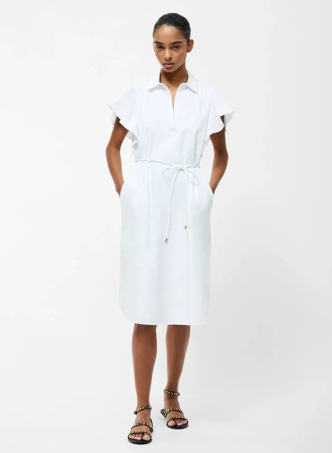 فرنش كونكشن Cambria Cotton Belted Dress