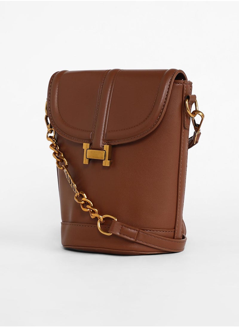 Haute Sauce Women's The Monogram Sling Bag - Chocolate Brown  - Image 5