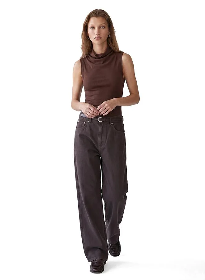كوتون High Neck Top