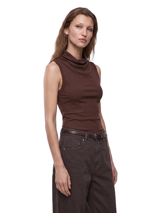 كوتون High Neck Top