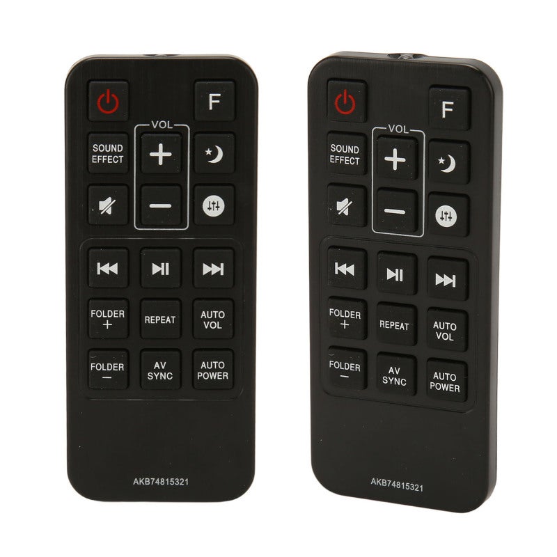 Soundbar Remote Replacement: Ergonomic Design With High Elasticity Keys - Easy Full Access Buttons Remote Control for Soundbar Speakers, Home Theater, Lost or Damaged Remote Needs - Image 3