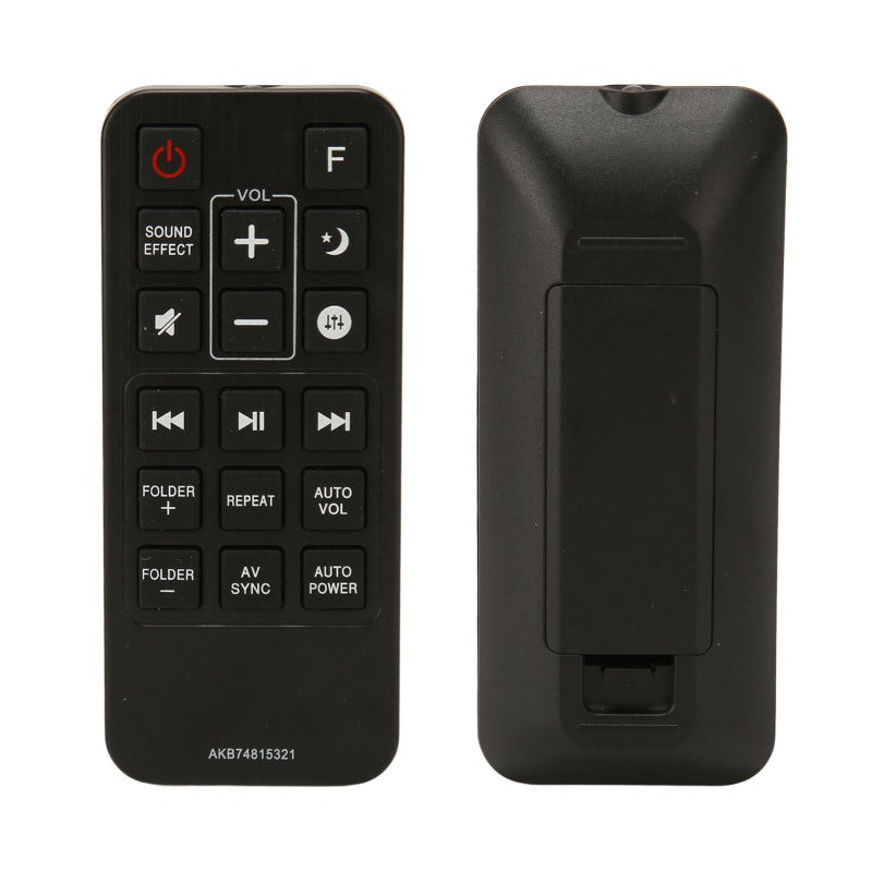 Soundbar Remote Replacement: Ergonomic Design With High Elasticity Keys - Easy Full Access Buttons Remote Control for Soundbar Speakers, Home Theater, Lost or Damaged Remote Needs - Image 2