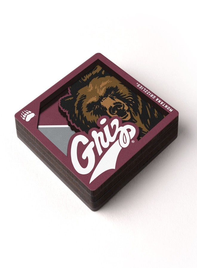 YouTheFan NCAA Montana Grizzlies 3D Logo Series Magnets - Image 3