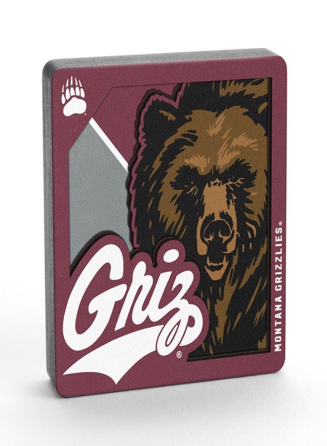 YouTheFan NCAA Montana Grizzlies 3D Logo Series Magnets - Image 2
