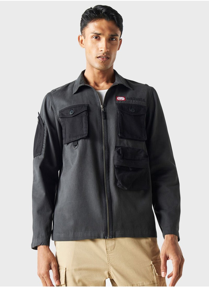 Ecko Unltd. قميص Essential Zipper بقصّة عادية  - Image 1