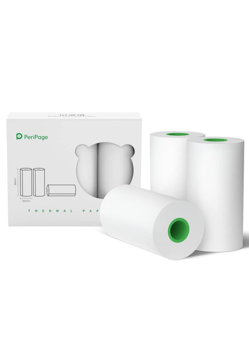 PeriPage Peripage Thermal Paper, Adhesive Label Paper, Color Thermal Sticker, Photo Printing Paper, 3 Rolls/Box, For PeriPage A6 Printer, Waterproof, Oilproof, Scratchproof, BPA Toxic Free (Thermal Paper)  - Image 2