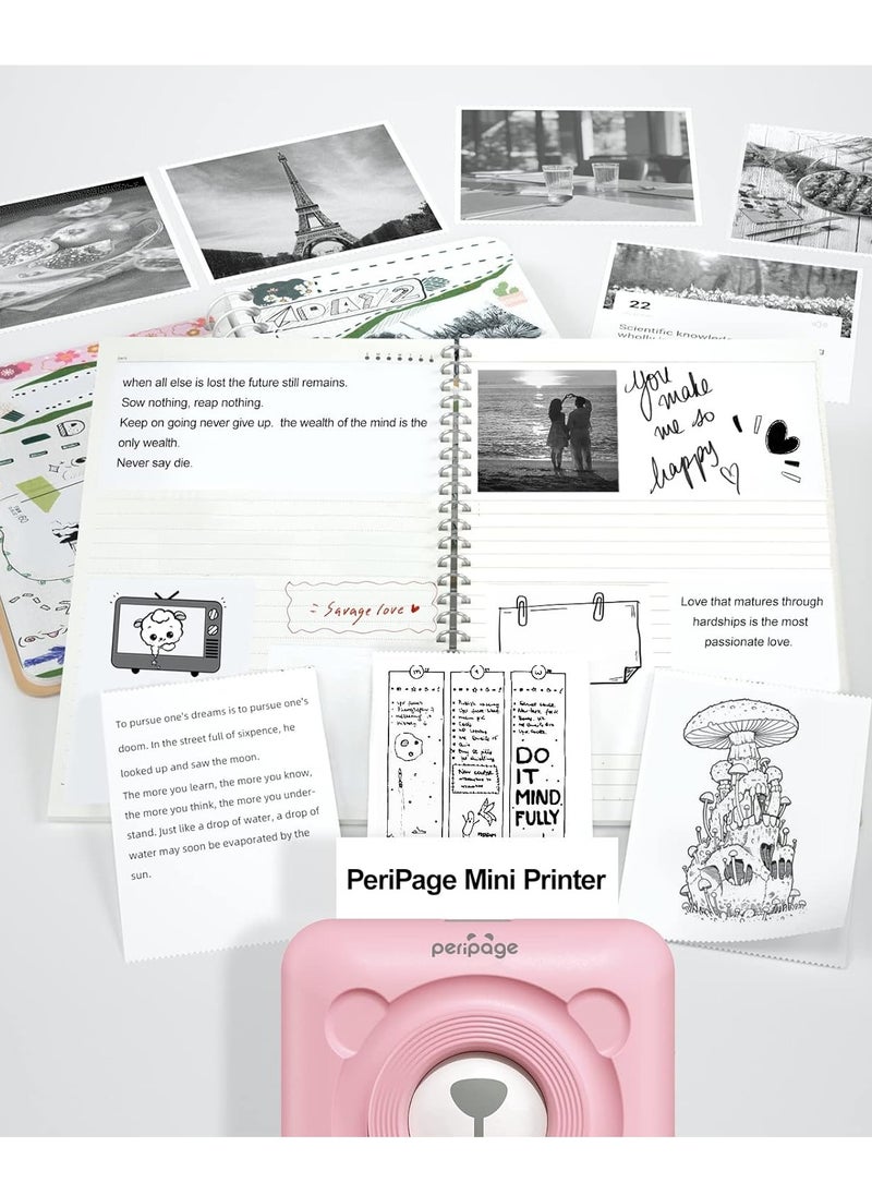 PeriPage Peripage Thermal Paper, Adhesive Label Paper, Color Thermal Sticker, Photo Printing Paper, 3 Rolls/Box, For PeriPage A6 Printer, Waterproof, Oilproof, Scratchproof, BPA Toxic Free (Thermal Paper)  - Image 5