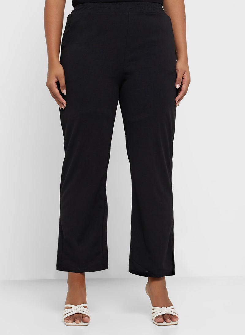 Ella Plus Side Slit Pants - Image 2