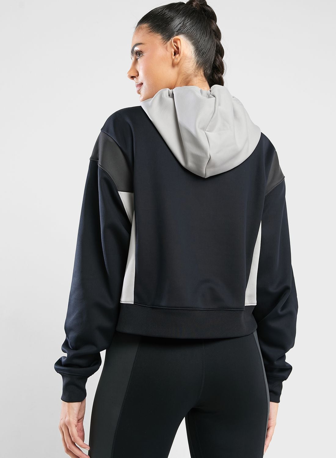 womens nike colour block hoodie