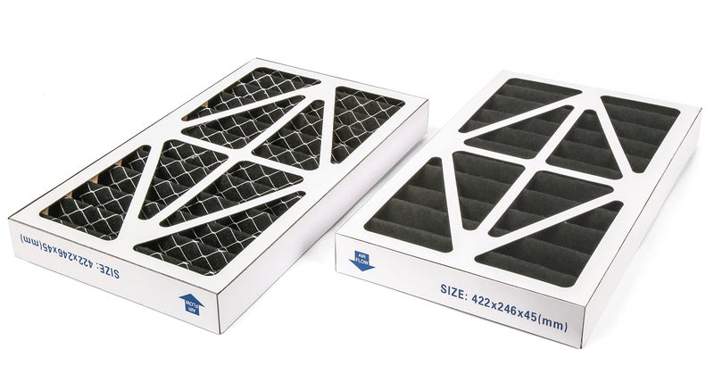 WEN Activated Carbon Air Filters, 5-Micron Inner Filter for 400 CFM Air Filtration Systems, Two Pack (AF9165C) - Image 1