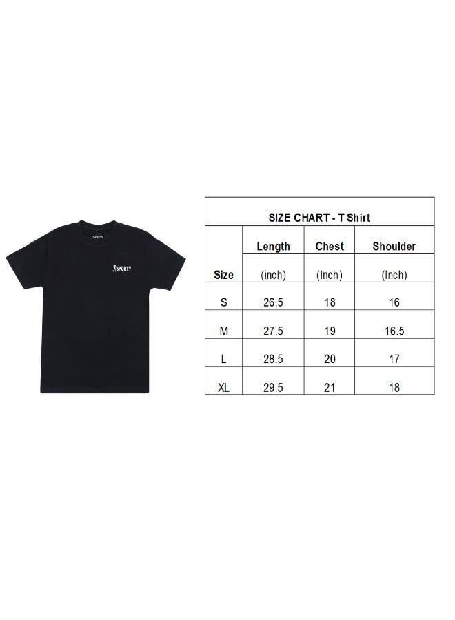 Sporty Men's Essential Everyday T-Shirt – Soft PC 52/48 Cotton Blend, Durable 4-Thread Stitching, Casual Comfort Fit for Daily Wear - Image 3