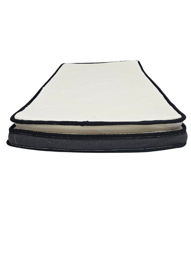 SMART HOME - 2 Layer Foam Mattress, Soft Comfortable Baby Crib Mattress with Flower Design, High Quality Durable Mattress for Kids Size (10X70X150cm) - Image 1