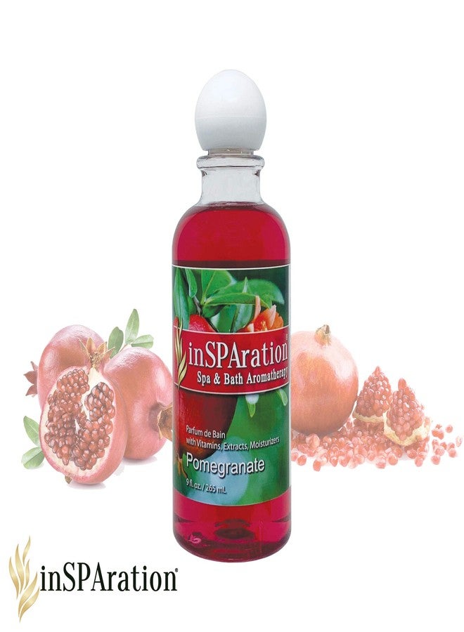 inSPAration Spa and Bath Aromatherapy 374X Spa Liquid, 9-Ounce, Pomegranate - Image 2