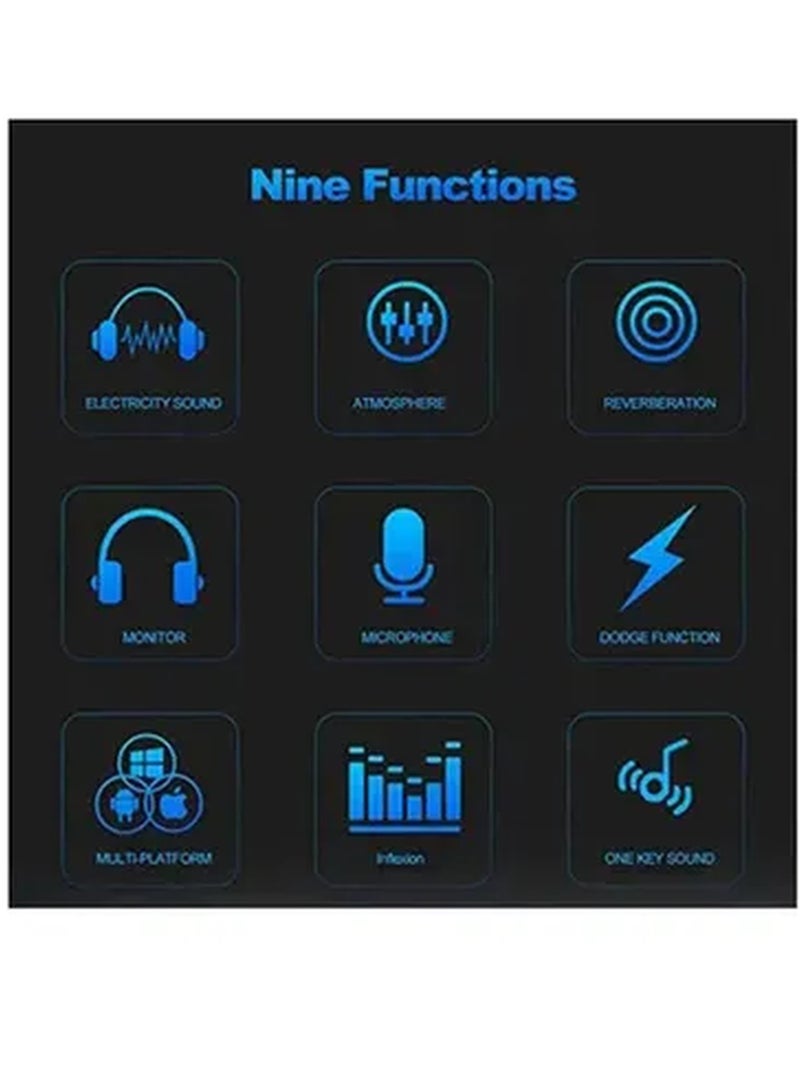 Studio Recording Professional Sound Card Microphone Set PSM-Mic05 Muticolour - Image 2