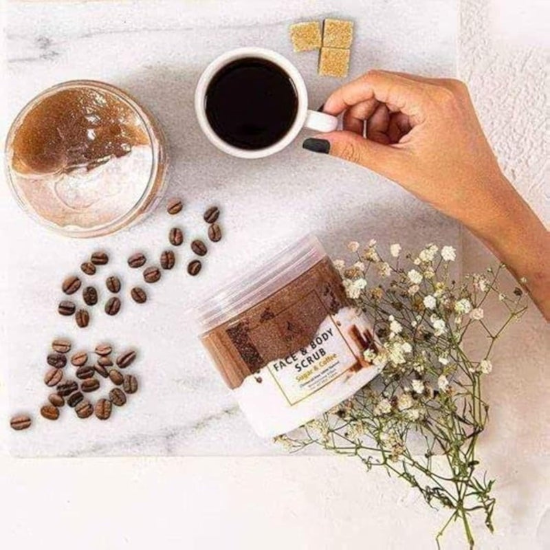 BIO SOFT FACE AND BODY SCRUB SUGER AND COFFEE 500ML