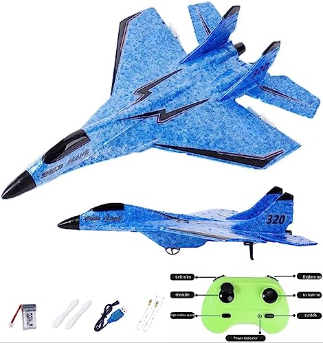 MAXBECK Remote Control Wireless Airplane Toy with Lights Su35 Rc Glider 2 Channel 24 GHZ Remote Control Planes Outdoor Foam Rc Aircraft for Hobby Rc Airplanes - Image 1