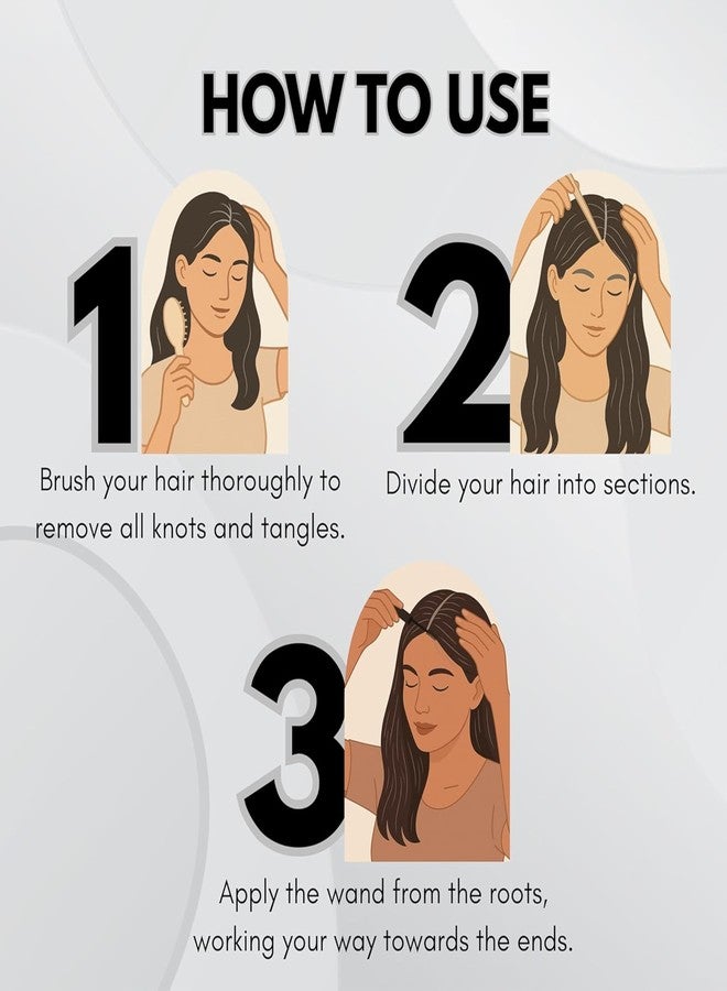 DESICREW Desi Crew Quick Gray Hair Touch-Up | Instant Root & Hairline Color Fix | Smudge-Proof & Hassle-Free Application | Natural Black | 5ml | For Men & Women - Image 4