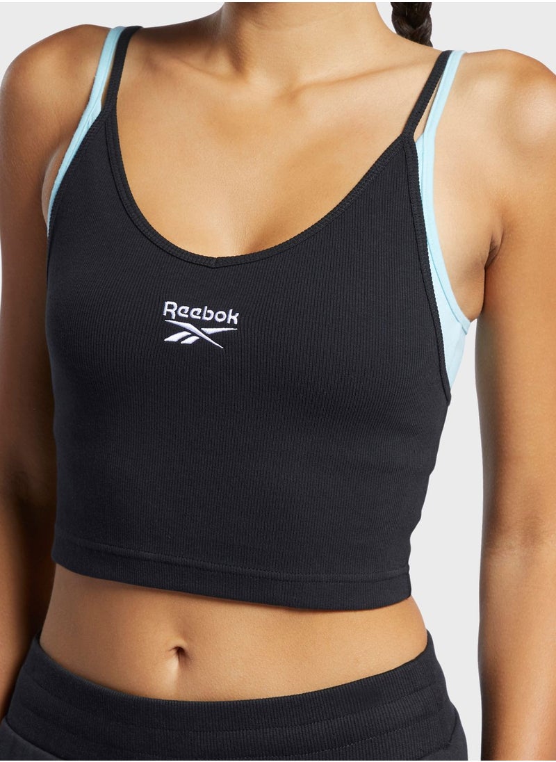 Reebok - Classics Wardrobe Strappy Bra - Image 1