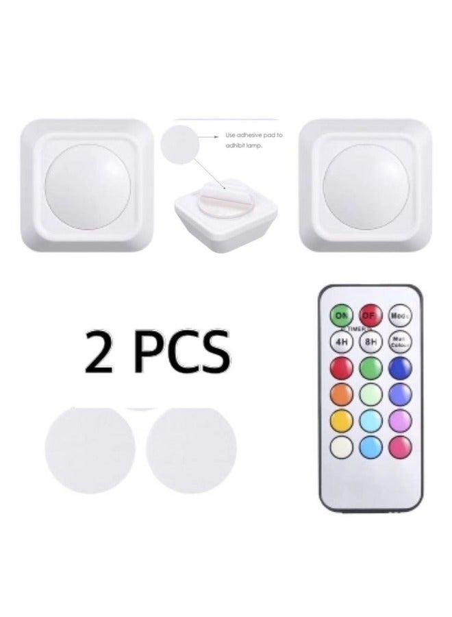 كوبا إضاءة RGB مزدوجة مع جهاز تحكم عن بعد ومؤقت - Image 2