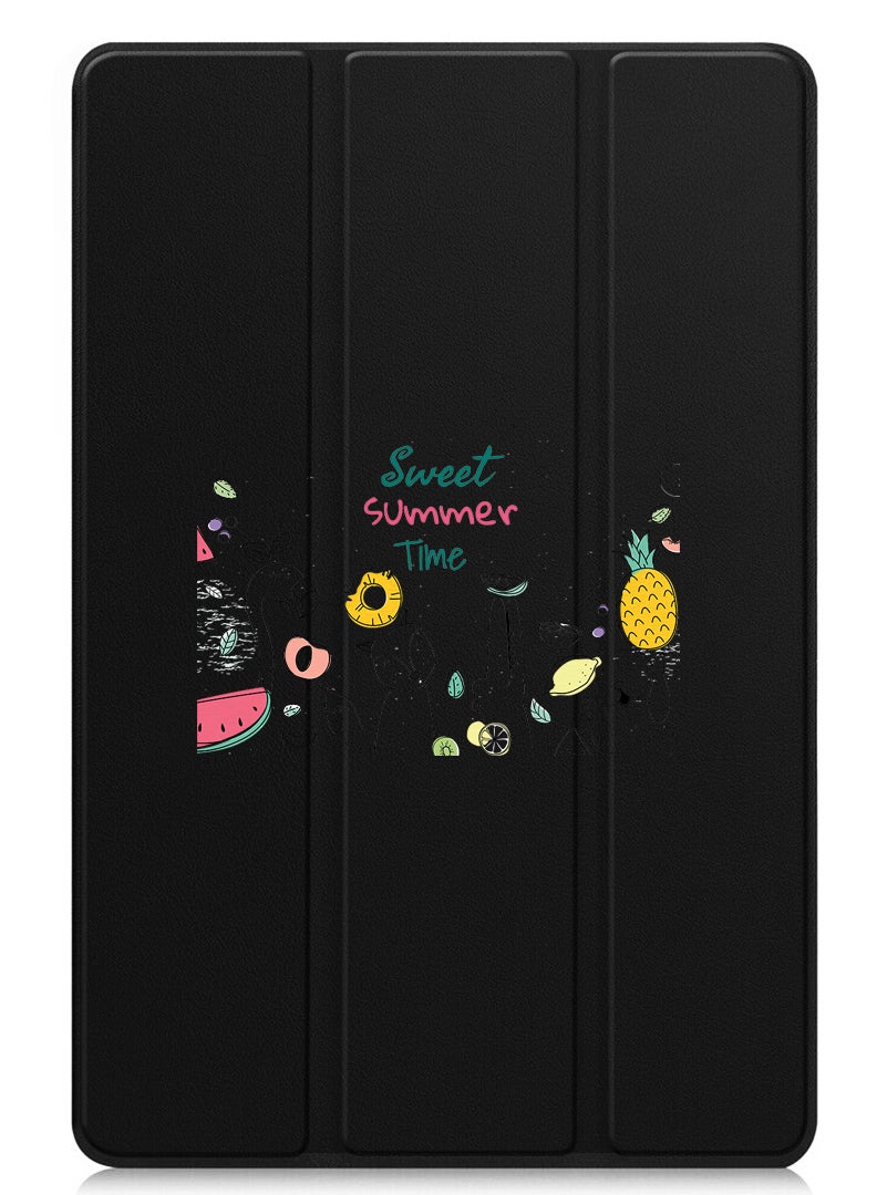 Theodor Protective Flip Case For Lenovo Tab M11 (2024) With Trifold Stand Auto Wake Sleep Shockproof Cover Sweet Summer Time - Image 1