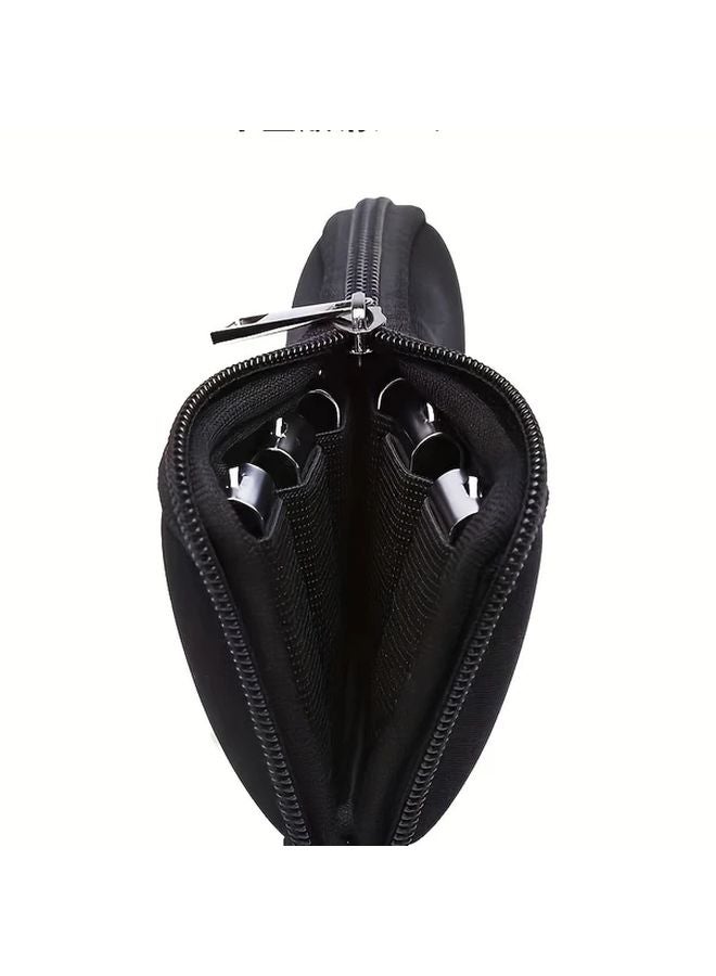 Black 10 Slot USB Drive Storage Organizer Shockproof Portable Case - Image 1