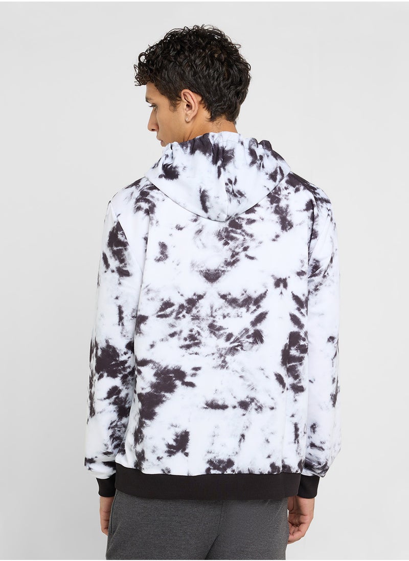 ترينديول Leaf Print Hoodie  - Image 2