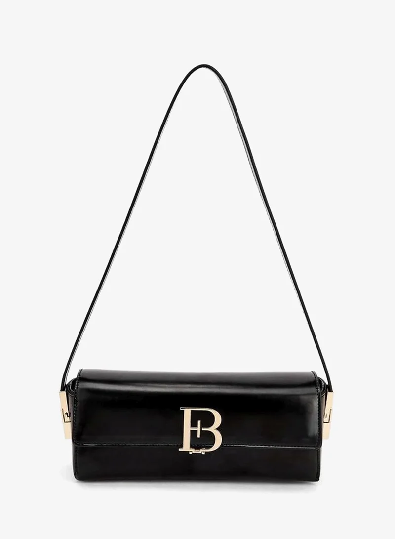 Flora Bella Shoulder Bag with Magnetic Button Closure