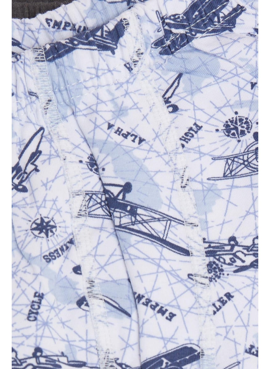 Katamino Boy Boxer 2-Pack Sky Themed Airplane Pattern 1-12 Years, Mixed Color  - Image 3