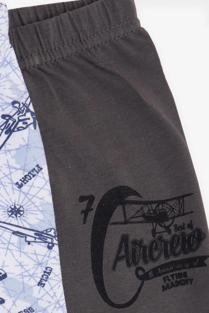 كاتامينو Boy Boxer 2-Pack Sky Themed Airplane Pattern 1-12 Years, Mixed Color