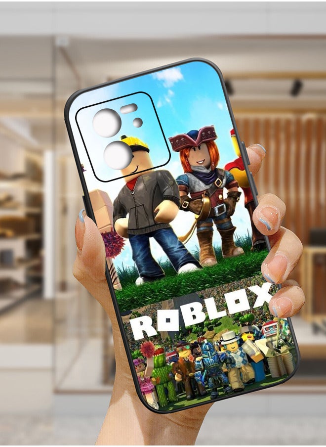 Protective Shockproof Case Cover For Roblox game cute Xiaomi 13T Pro GYB90 Drawing