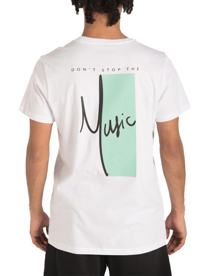 Marco Bergamo White 'Music' Print T-Shirt  - Image 3