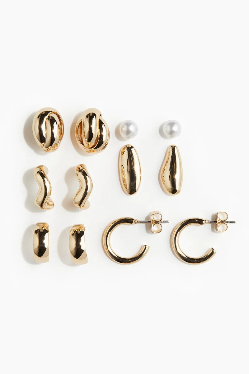 H&M 6 pairs earrings