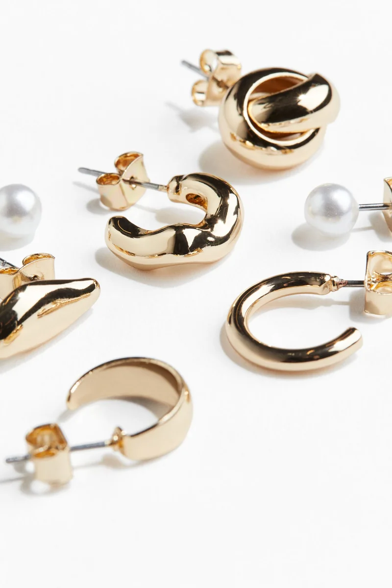 H&M 6 pairs earrings