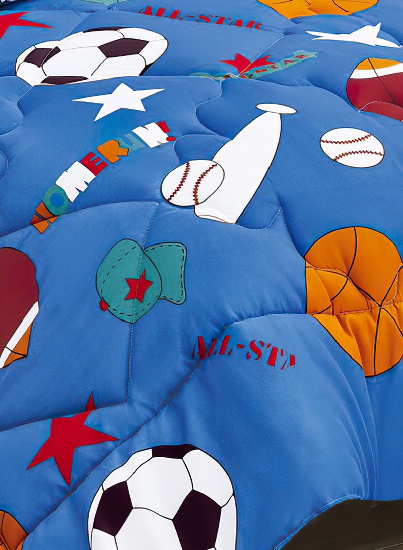 Ming Li 3-Piece kids Medium Filling Comforter set Reversible Bed Set Single Size 170x220 cm for Boys & Girls - Image 5