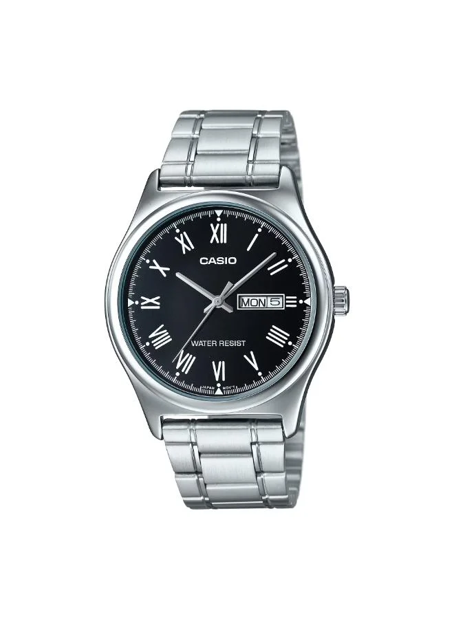 CASIO Men's Stainless Steel Analog Watch MTP-V006D-1BUDF - 38 mm