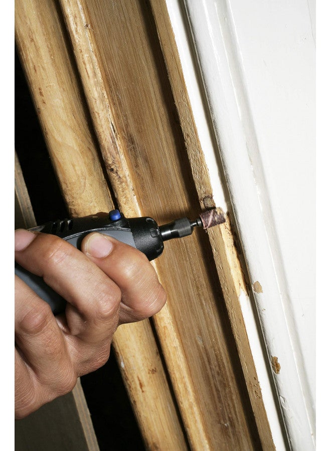 Dremel 438 Sanding Bands Multipack, 6 Sanding Bands (6,4 mm - Grit 120) for Sanding, Shaping and Smoothing Wood and Plastic Materials - Image 2