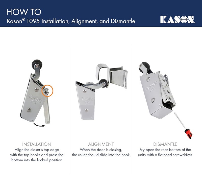 KASON 1095 Spring Action Door Closer, 11095000013 - Image 4