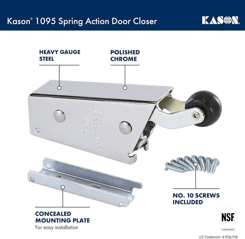 KASON 1095 Spring Action Door Closer, 11095000013 - Image 2