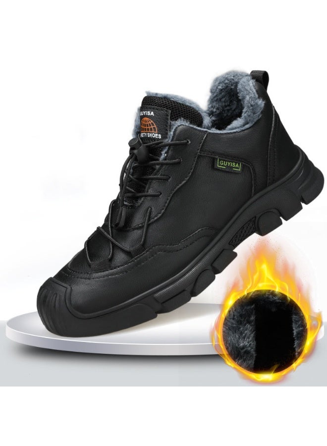 NIBEMINENT ArmorToe Steel Toe Anti-smash Anti-stabbing Safety Shoes Breathable Wear-resistant Non-slip Work Shoes Soft - Image 1