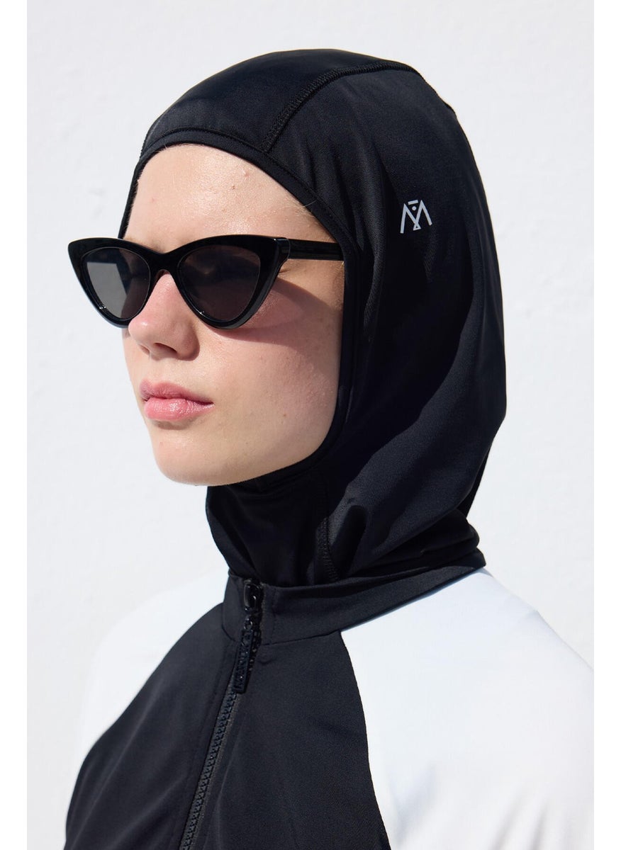 Manuka - Athletic Swimsuit Bonnet Black - Image 1