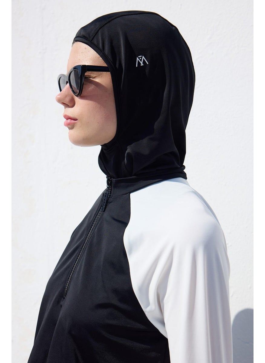 Manuka - Athletic Swimsuit Bonnet Black - Image 1
