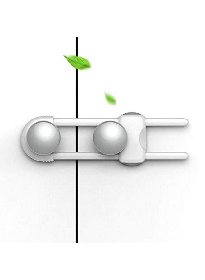 iDream Baby Safety U Shaped Cabinet Lock Childproof Latches For Cabinet Door Drawer (Pack Of 2) - Image 3