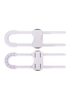 iDream Baby Safety U Shaped Cabinet Lock Childproof Latches For Cabinet Door Drawer (Pack Of 2)  - Image 2