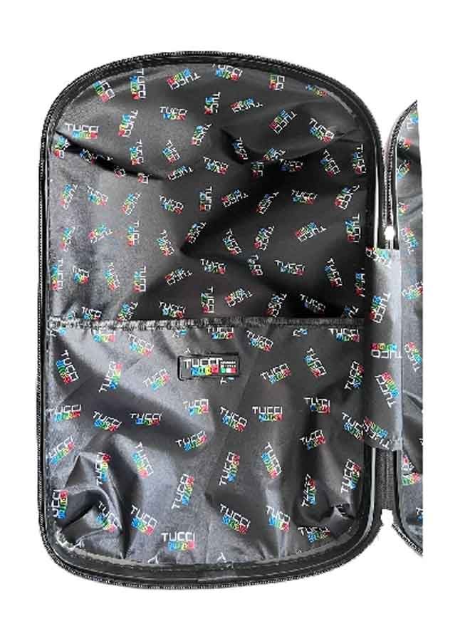 توتشي حقيبة سفر للأطفال بمقبض تلسكوبي بتصميم سيارة سباق أنيقة باللونين الأصفر والأسود 20 إنش T0397 - Image 5